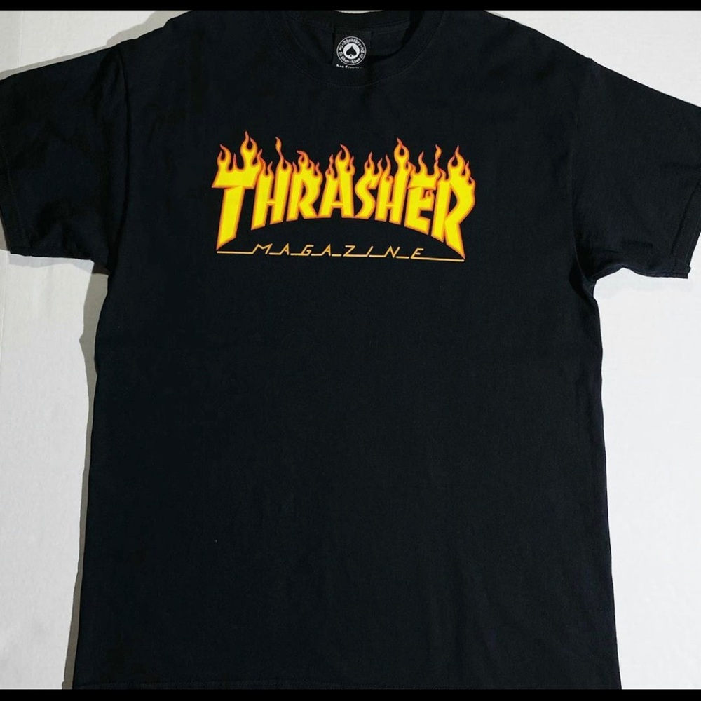 Vintage Thrasher Flame Tee